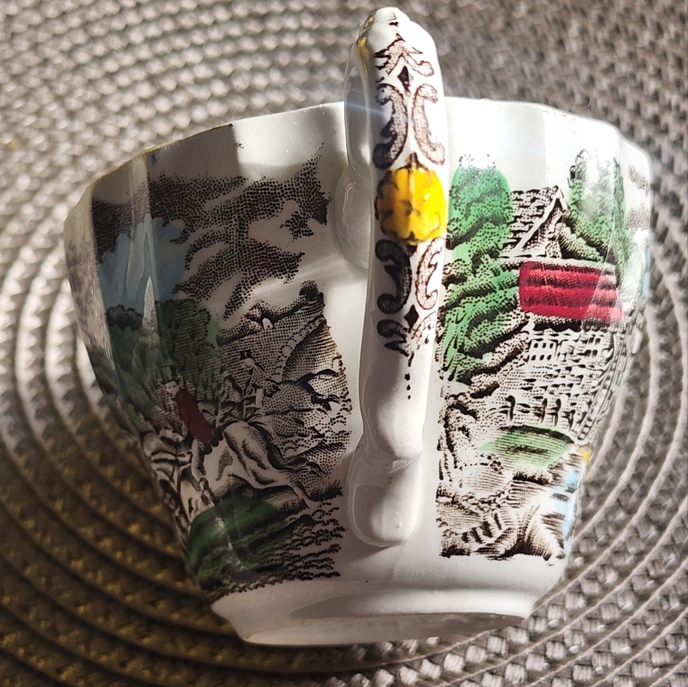Scenic Multicolor Teacup - Picture 3 of 5